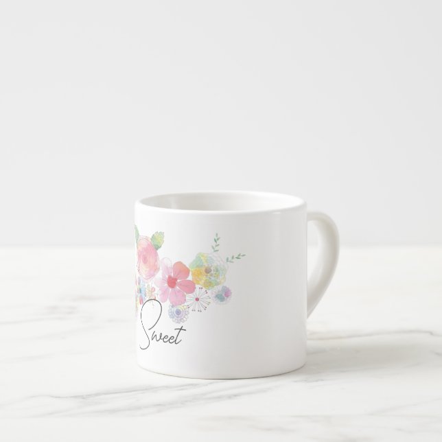 Wild Flower  Espresso Cup (Front Right)