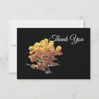 Wild Flower Floral Thank You Card