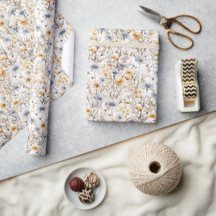 Wild flower Floral Wrapping Paper
