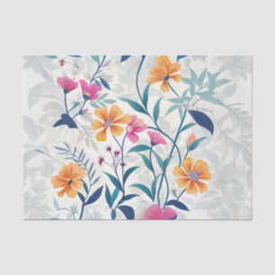 Wild Flower Garden Decoupage Tissue Paper