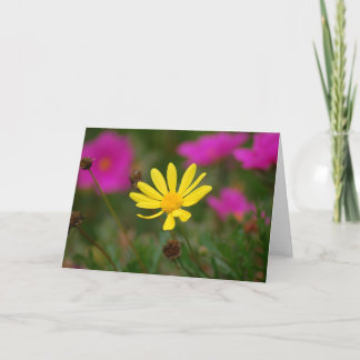 Wild Flower Greeting Card