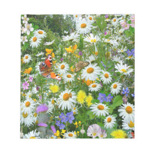 Wild Flower Meadow Notepad