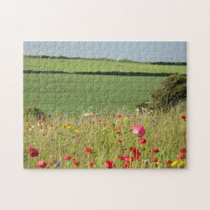 Wild Flower Meadow on the Wild Atlantic Way Jigsaw Puzzle