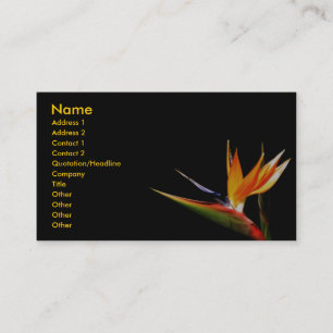 Wild Flower Profile Card