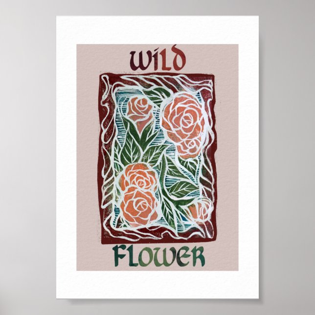 Wild Flower Rose                                   Poster (Front)