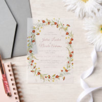 Wild Flower Yellow Marigold Foliage Wedding