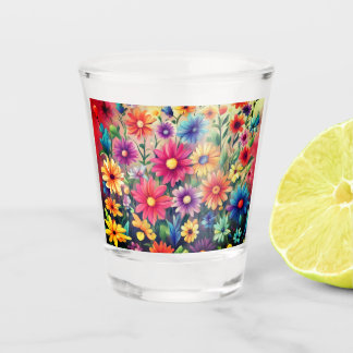 Wild Flowers #22 -  Shot Glass