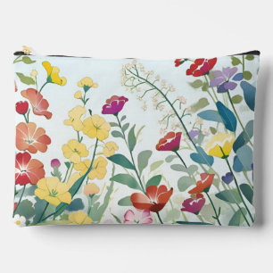 Wild Flowers Accessory Pouch