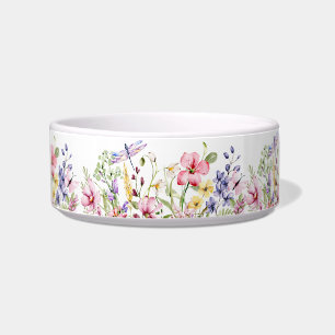 Wild Flowers and Dragon Fly Bowl