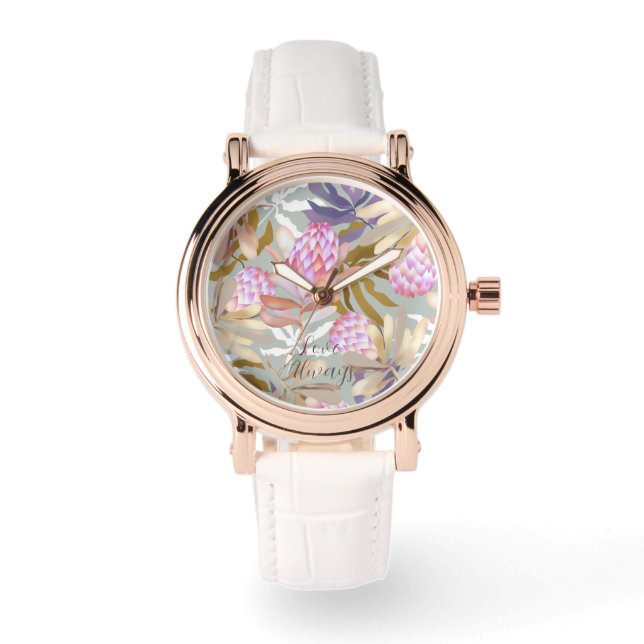 Wild Flowers Botanical Protea Watch (Front)