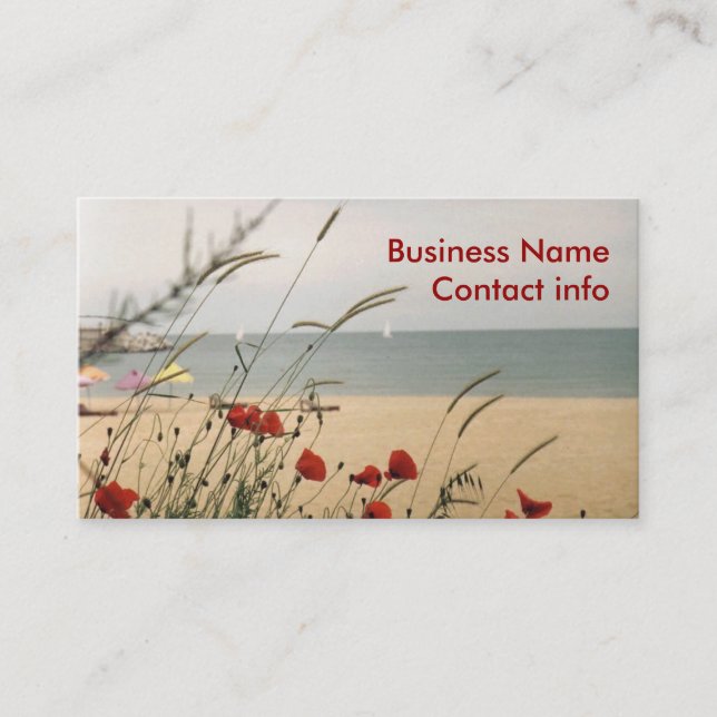 Wild Flowers Business Card (Front)
