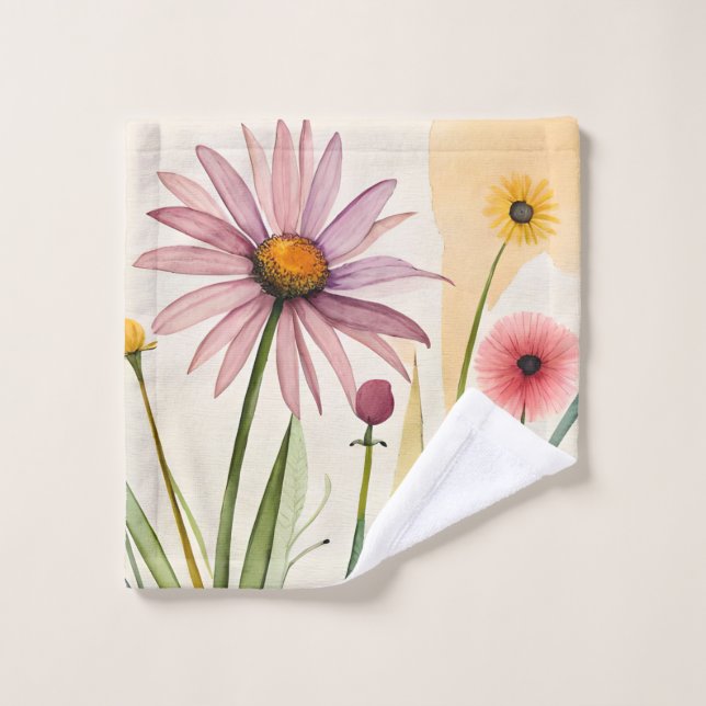 Wild Flowers Caress  Wash Cloth (Wash Cloth)
