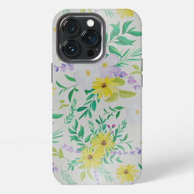 Wild Flowers Case-Mate iPhone Case (Back)