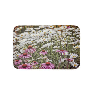 Wild Flowers Daisy Flowers Bath Mat Rug
