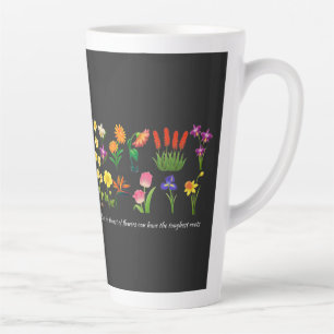Wild Flowers Floral women and girls Latte Mug