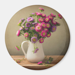 Wild Flowers in a Vase Magnet