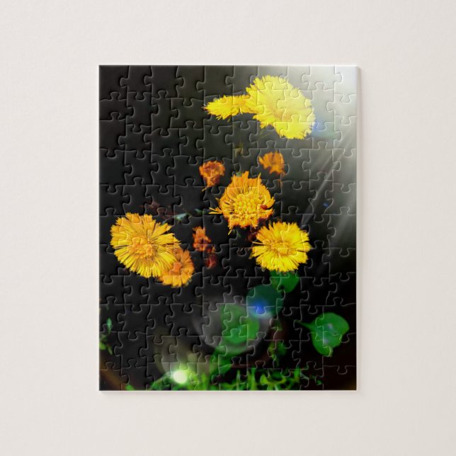Wild flowers in the sunshine jigsaw puzzle (Vertical)