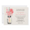 Wild flowers & Mason Jar Wedding Invitations