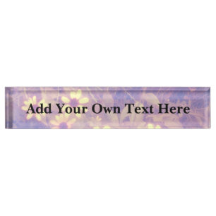 Wild Flowers Nameplate