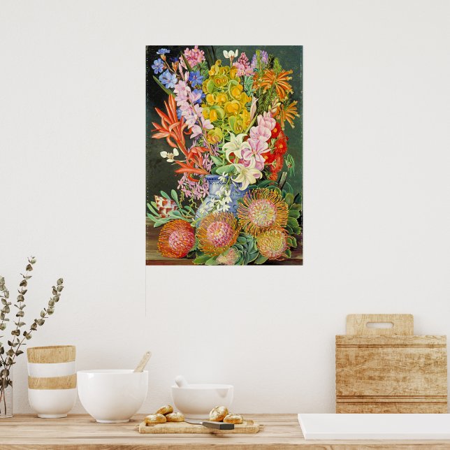 Wild Flowers of Ceres, West Africa Poster (Kitchen)