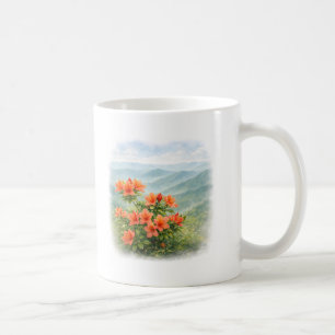 Wild Flowers of Japan – Japanese Wild Azalea  Coffee Mug