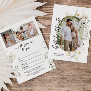 Wild Flowers   Oval Photo   Photography Gift Card