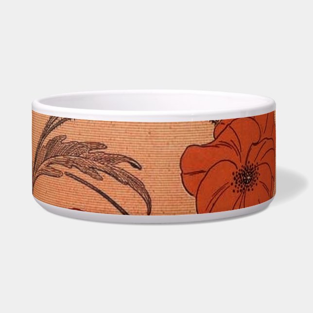 Wild Flowers Pet Bowl (Front)