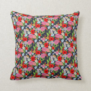 Wild Flowers Pretty Ditsy Floral Design Cushion
