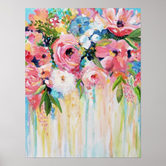 Wild Flowers Print, Fine Art Poster Paper (Matte) (Front)