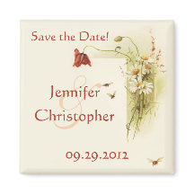 Wild flowers save the date