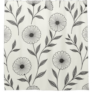 Wild Flowers Shower Curtain