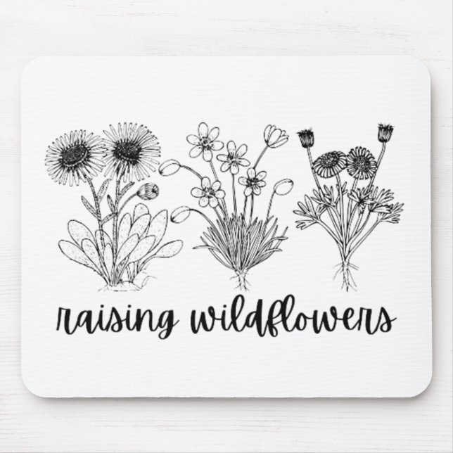 wild flowers / spring /spring season mouse pad (Front)