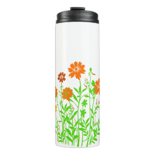 Wild Flowers Stainless Steel Water Bottle