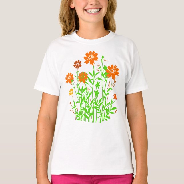 Wild Flowers  T-Shirt (Front)