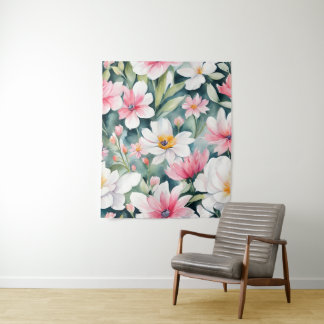 Wild flowers tapestry