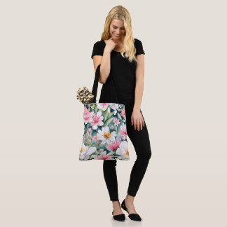 Wild flowers tote bag