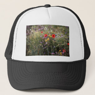 Wild flowers trucker hat