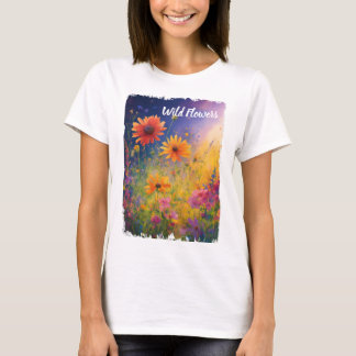 Wild Flowers Vintage  T-Shirt