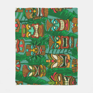 Wild Flowers Watercolor: Colourful Seamless Fleece Blanket