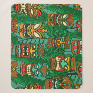 Wild Flowers Watercolor: Colourful Seamless Sherpa Blanket
