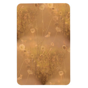 Wild Flowers with Orange Glow Magnet