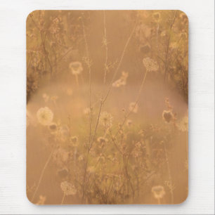 Wild Flowers with Orange Glow Mouse Pad