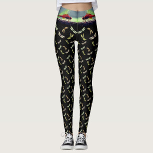 Wild Fly - Dragonflies -  Compression Leggings