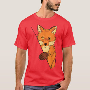 Wild Fo Illustration Art Animal T-Shirt