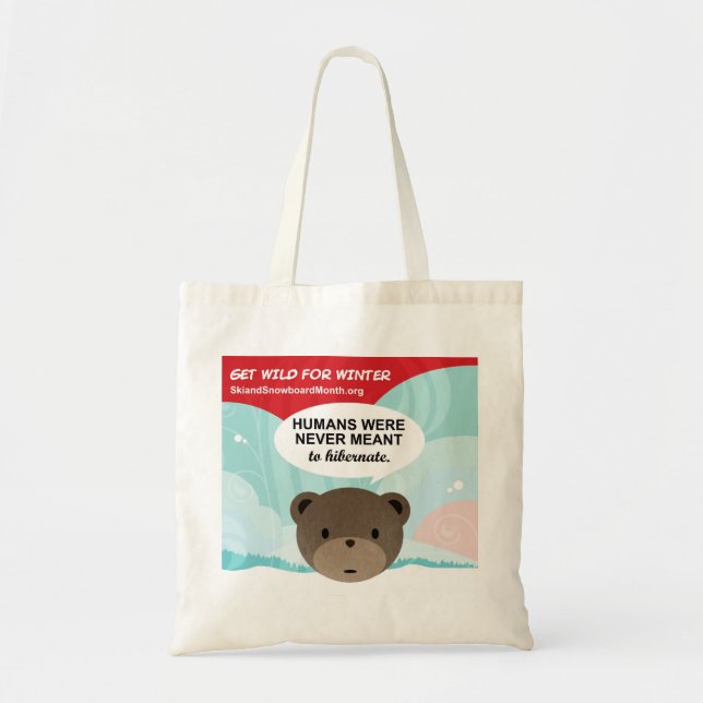 Wild for Winter Tote Bag (Front)