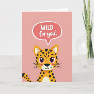 Wild For You Leopard Card
