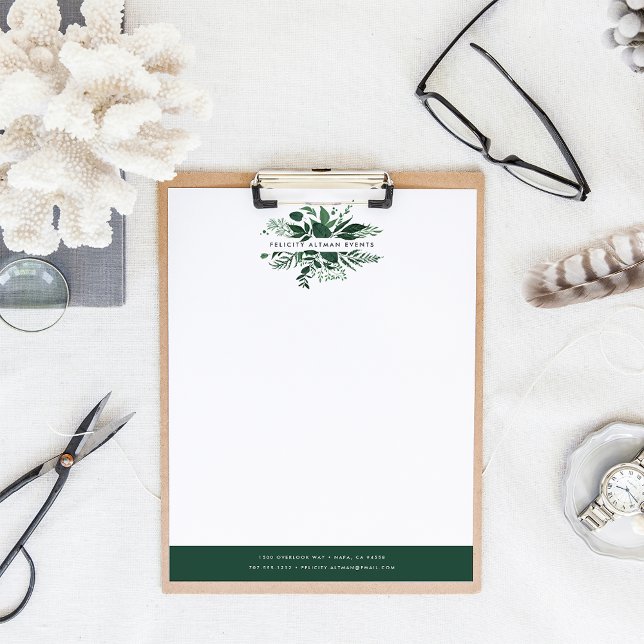 Wild Forest Business Logo Custom Letterhead (Creator Uploaded)
