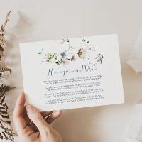 Wild Forest Floral Honeymoon Wish