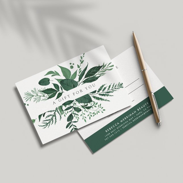 Wild Forest Gift Certificate Card (Creator Uploaded)