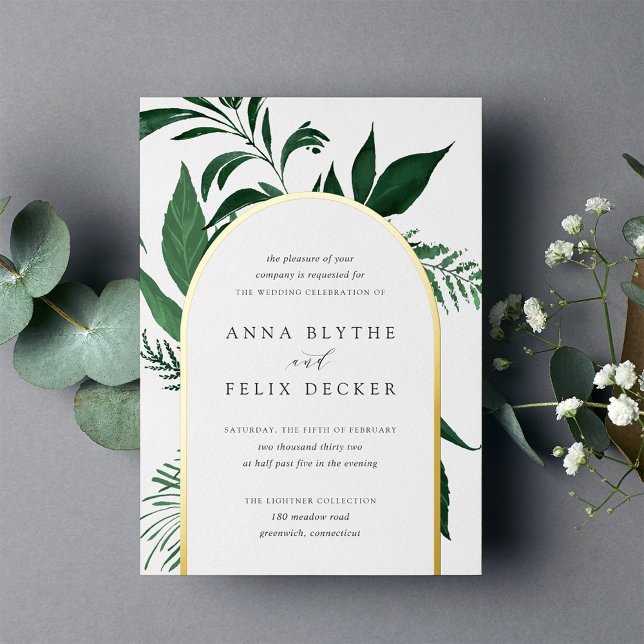 Wild Forest Green Botanical Arch Wedding (Creator Uploaded)